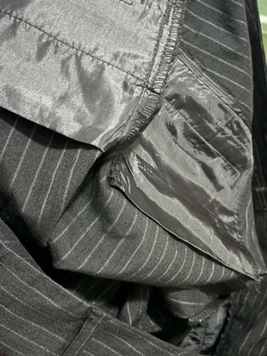 Harve Benard Black Pinstripe Pants thumbnail 7