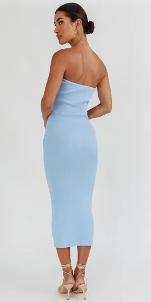 Selfie Leslie Real Talk Sweetheart Neckline Midi Dress thumbnail 2