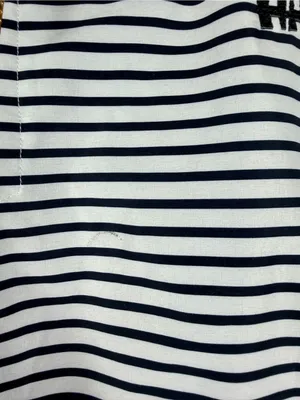 Helly Hansen White & Navy Striped Pull-On Shorts medium thumbnail 3
