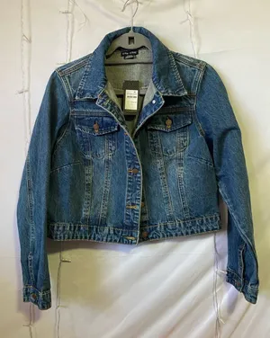City Chic Classic Blue Denim Jacket thumbnail 1