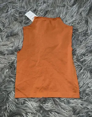Cotton On Seamless kiki mock neck tank fall brown thumbnail 4