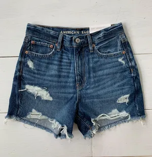 American Eagle 90s Boyfriend Denim Shorts 0 thumbnail 2
