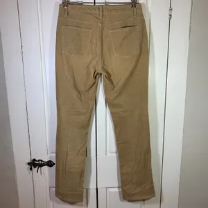 Talbots‎ Heritage Tan Corduroy Straight Leg Pants Womens 8 Khaki Stretch Cotton thumbnail 2