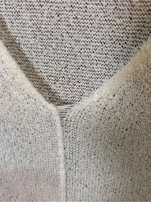 Free people womens sleeveless knit sweater tunic beach cover-up cream S thumbnail 3
