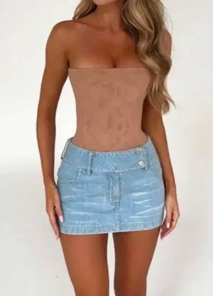Generation Outcast Clothing nude mesh corset thumbnail 4