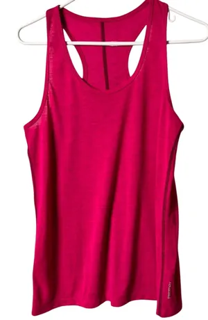 Eddie Bauer Pink Racerback Athletic Workout Tank Top Sz M thumbnail 1