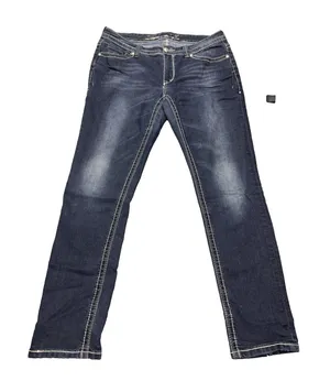 Vintage Seven For All Mankind Bootcut Jeans Women's 12 Dark Wash EUC Denim thumbnail 1