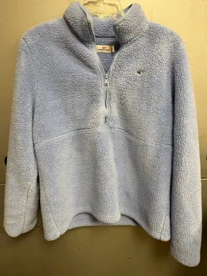 Vineyard vines Blue Fleece 1/2 zip med. thumbnail 1