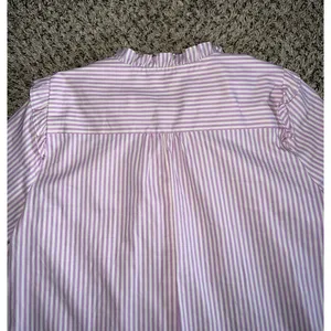 NWT LC‎ Lauren Conrad purple/white stripped 3/4 sleeve blouse size medium thumbnail 11