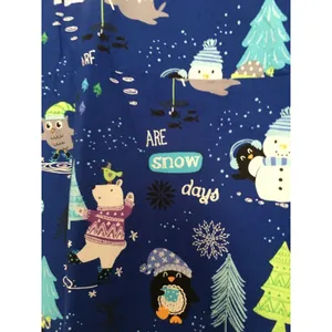 Scrubstar Women's Snow Trees Theme Scrub Top Nurse Medical 1pc Size Medium thumbnail 9