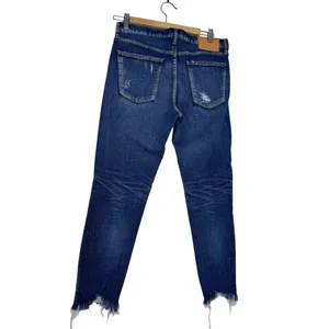 Moussy Daleville Long Vintage‎ Dark Wash Distressed Jeans thumbnail 6