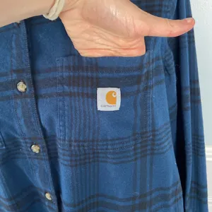 Carhartt Rugged Flex Relaxed Fit Midweight Flannel Long-Sleeve Plaid Tunic Sz L thumbnail 4