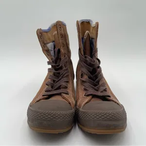 Converse Women’s 7 Chuck Taylor All Star Outsider Brown leather Hi Top Sneakers thumbnail 5