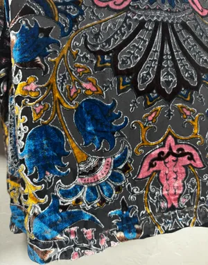Hale Bob Silk Odile Medallion Silk/Rayon Velvet Burnout Dress thumbnail 13