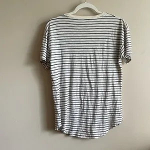 Madewell black white striped top sz small‎ thumbnail 2