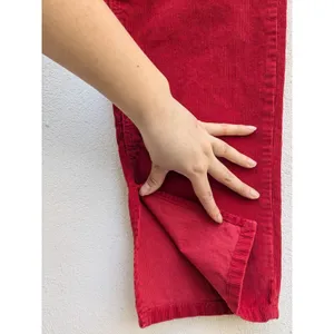 BDG Urban Outfitters Women's Corduroy Jeans Slim Straight Leg High Rise Red 29 thumbnail 6