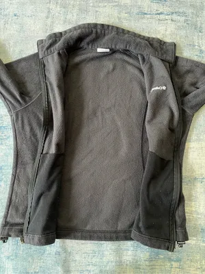 Columbia Charcoal Gray Benton Springs Full Zip Fleece Jacket Womens XL thumbnail 3