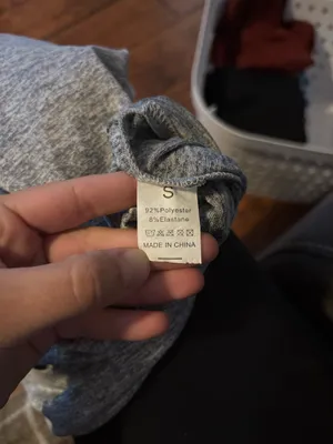 Backless athletic top Gray thumbnail 3