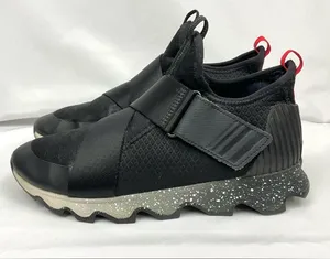 Sorel Kinetic Sneakers Black Sz 8.5 Low Top Bootie thumbnail 1