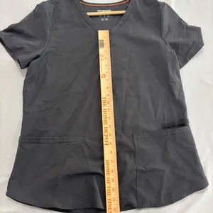 Scrubstar Premium Scrubwear V-Neck Top Pewter Gray Size Medium thumbnail 6