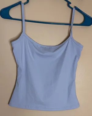 Women’s Light Lavender Spaghetti Strap Tank Top Purple Size XS thumbnail 1