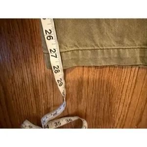 YFB Young Fabulous Broke green wide leg cargo pant size M thumbnail 9