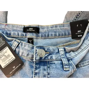 True Religion Jeans Joey NWT Y2K Mid Rise SZ 26 Patchwork Two Tone Flap Pockets thumbnail 6