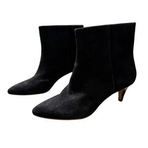 👢 Dolce Vita Dee Suede Kitten Heel Bootie‎ in Black Size 6 👢 thumbnail 2