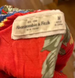 Abercrombie & Fitch Red Floral Sundress Size Medium thumbnail 4