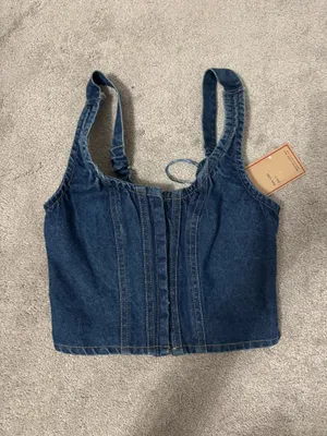 Lonestar Denim Top Blue thumbnail 2