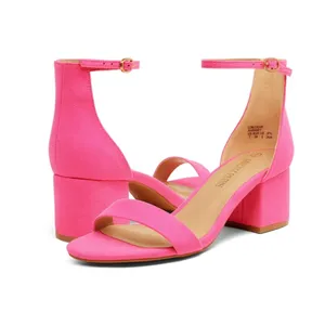 SHEIN Pink Chunky Block Heel Heels thumbnail 1