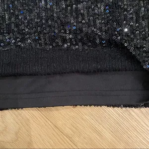 Banjul Sequin Mini Skirt Black thumbnail 4