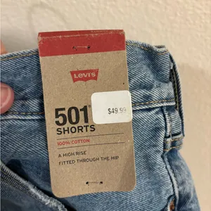LEVI’S 501 High Rise Denim Shorts NWT thumbnail 6