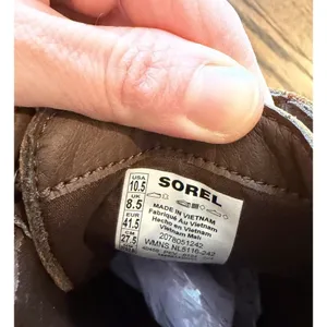 SOREL Women's Explorer Lace-Up Boot, Velvet Tan, Size 10.5 Waterproof NEW thumbnail 7