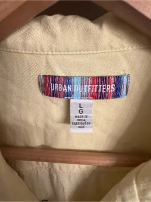 UO Retro Petrol Button-Through Shirt thumbnail 7