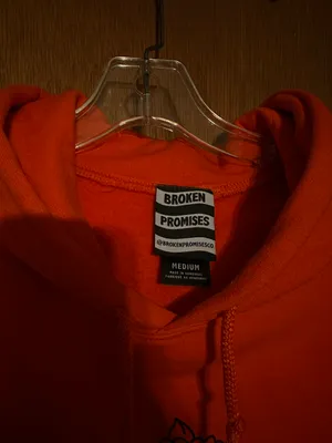 Hoodie Orange Size M thumbnail 4