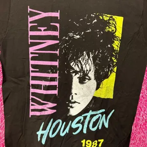 Whitney Houston 1987 Alternate Album Art Dance Pop Tee M thumbnail 2