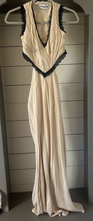Princess Polly Champagne Maxi Dress thumbnail 1