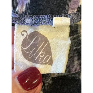 Anthropologie Lilka Pants Women Medium Blue Purple Geometric Loungewear‎ Boho thumbnail 8