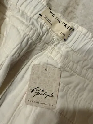 Free People We The Free Park Ave Cargo Pants – Ivory – Size Large thumbnail 9