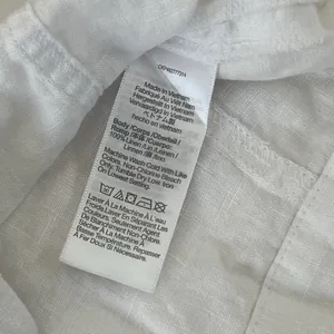 Madewell Womens Flap-Pocket Button Up Linen Shirt S Eyelet White Quiet Luxury thumbnail 6