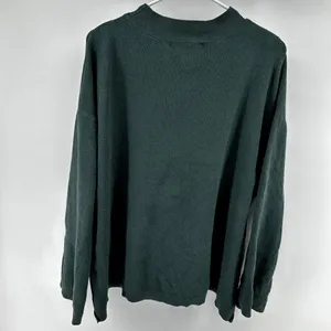 Free People Beach Around Town Sweater Trumpet Sleeve Mock Oversized Jaded M thumbnail 5