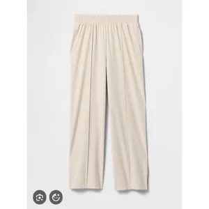 GAP GapFit Tech High Rise Split-Hem Pants Size Large Tan MSRP $69 NWT Comfort‎ thumbnail 4