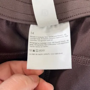 Lululemon‎ Softstreme High Rise Pant 14 Brown Wide Leg Lounge Athleisure thumbnail 8