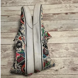 Vans Sticker Mash Up Classic Slip On Sneaker Women's Size US 8 Men's 6.5 Skate thumbnail 8