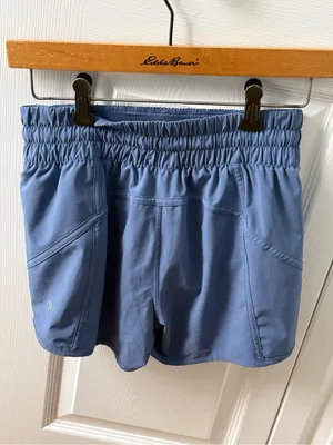 Lululemon Tracker Short V *4" in Brilliant Blue thumbnail 3