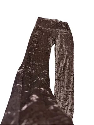 ✨🖤 Lululemon Wunder Lounge High Rise Tight‎ 28” Crushed Velvet Size 6 🖤✨ thumbnail 3