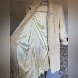 Anne Klein Coat Pennylane Vintage Longline Wool Cottage Quiet Scandi Parisian thumbnail 5