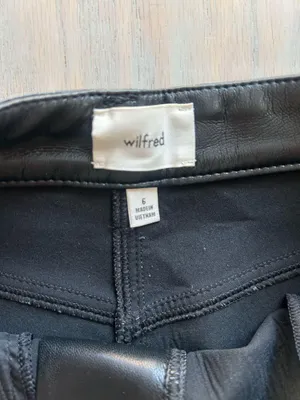 Aritzia Wilfred Leather Pants Melina thumbnail 3