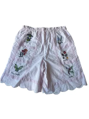 Anthropologie LyreBird Embroidered Bermuda Shorts thumbnail 10